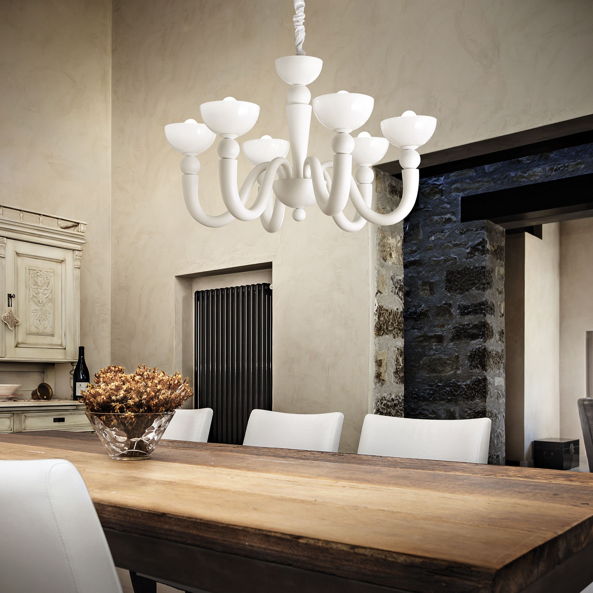 Visilica Ideal Lux BON BON SP6 – Bijela Klasične visilice
