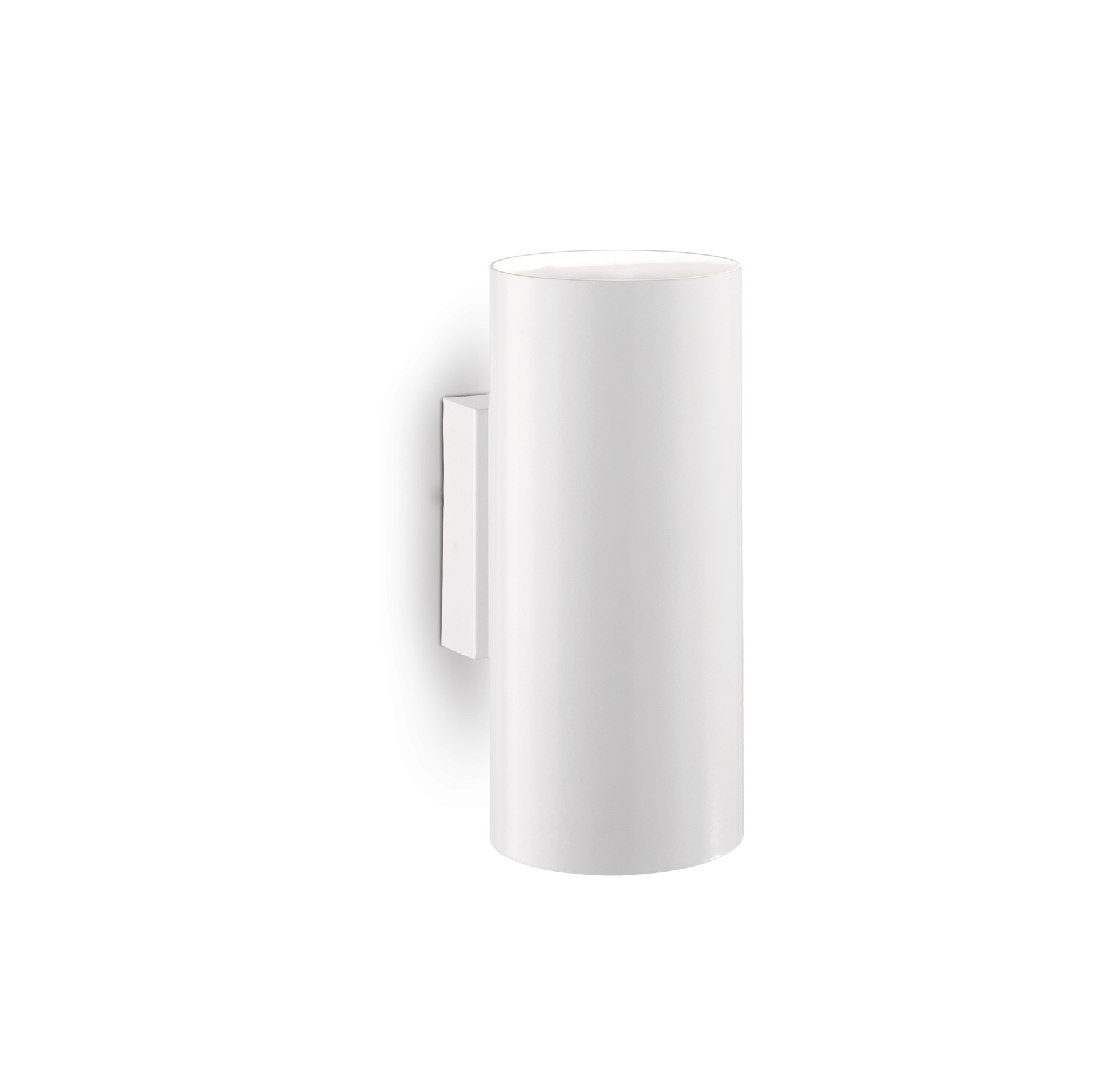 Zidna svjetiljka Ideal Lux LOOK AP02 ROUND D6.0 H015 – Bijela Dekorativna rasvjeta