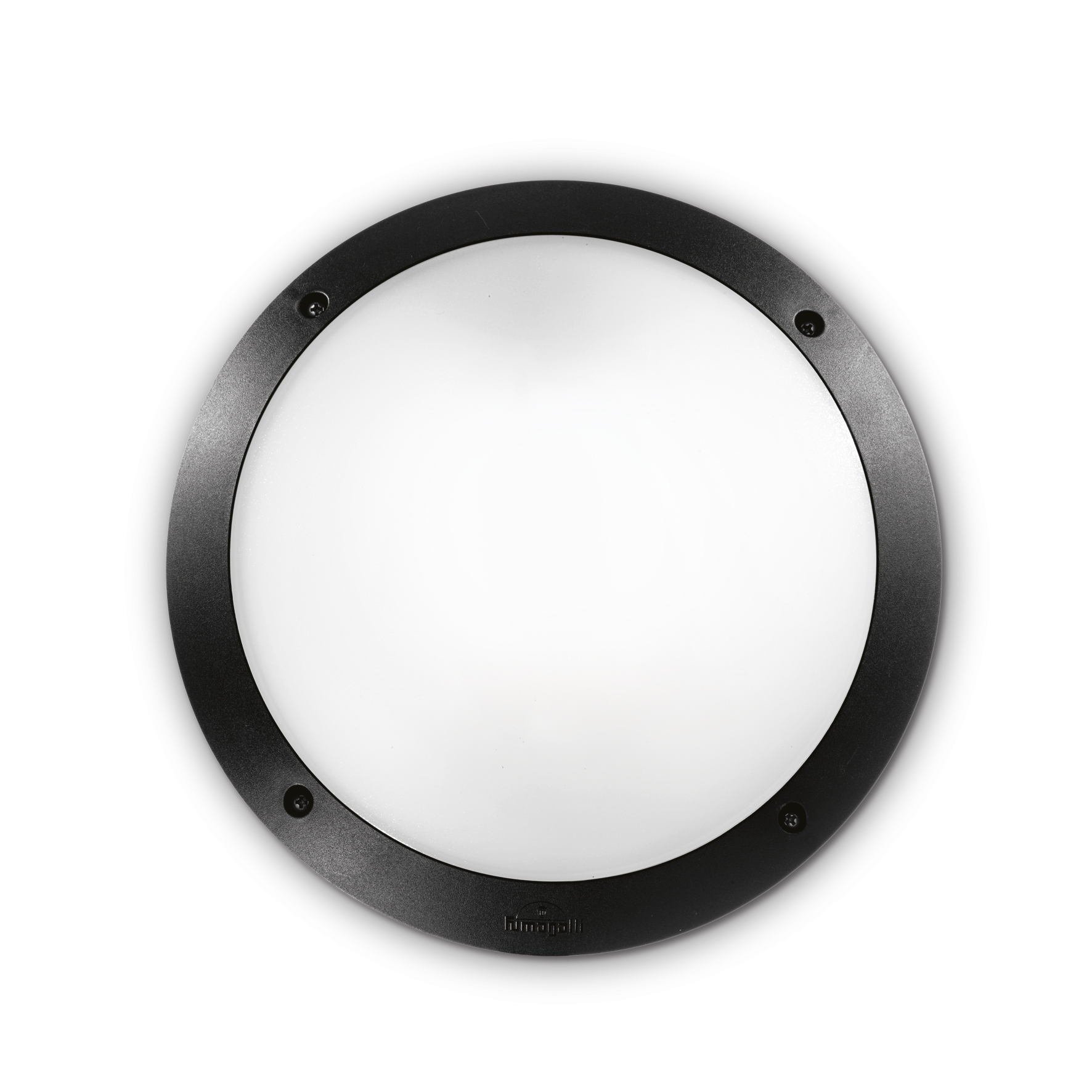 Vanjska zidna svjetiljka Ideal Lux POLAR-1 AP1 ROUND – Crna Vanjska rasvjeta