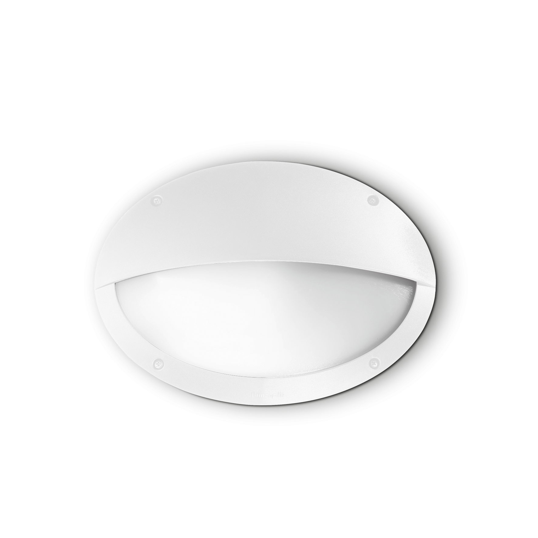 Vanjska zidna svjetiljka Ideal Lux POLAR-2 AP1 OVAL – Bijela Vanjska rasvjeta