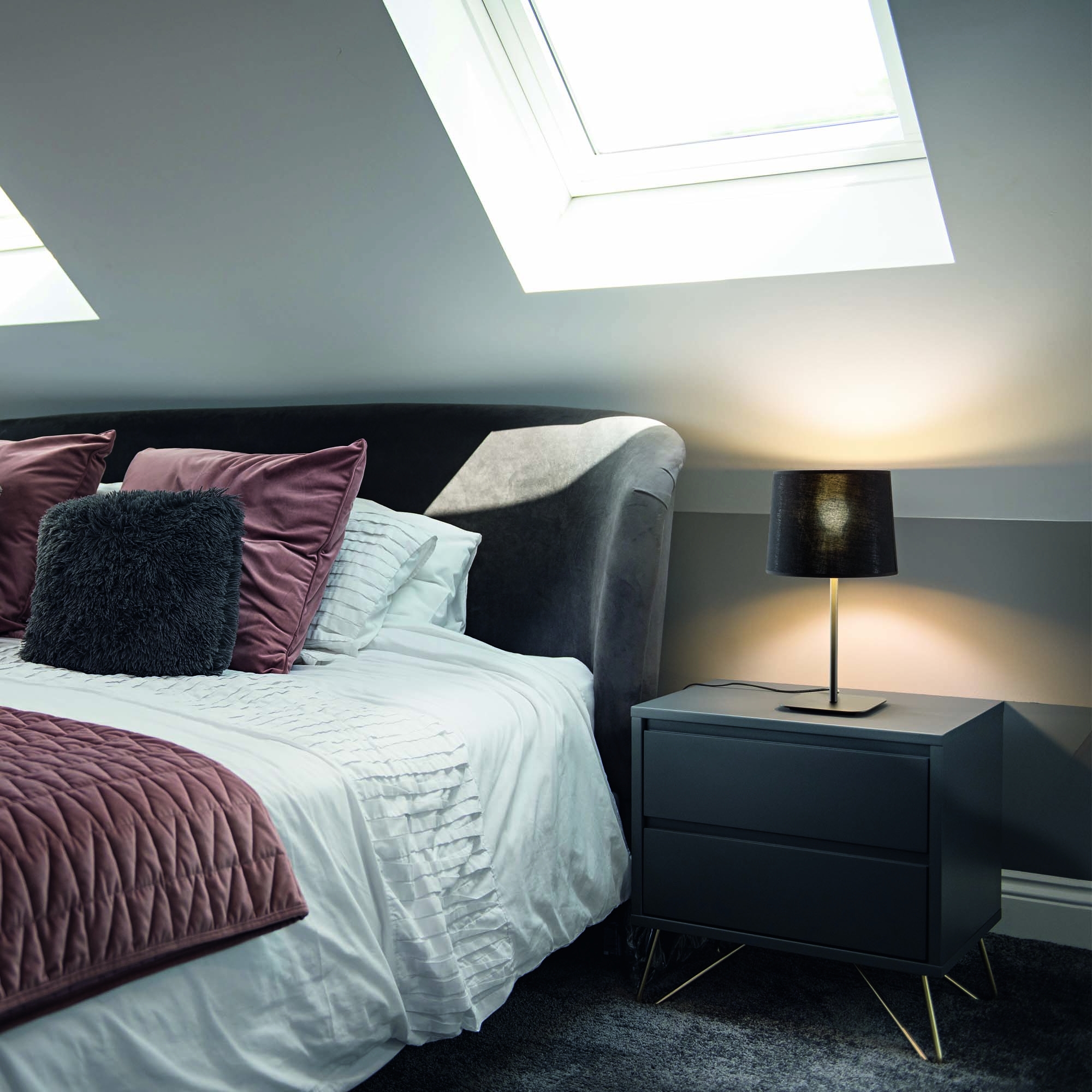Stolna lampa Ideal Lux NORDIK TL1 – Crna Klasične svjetiljke