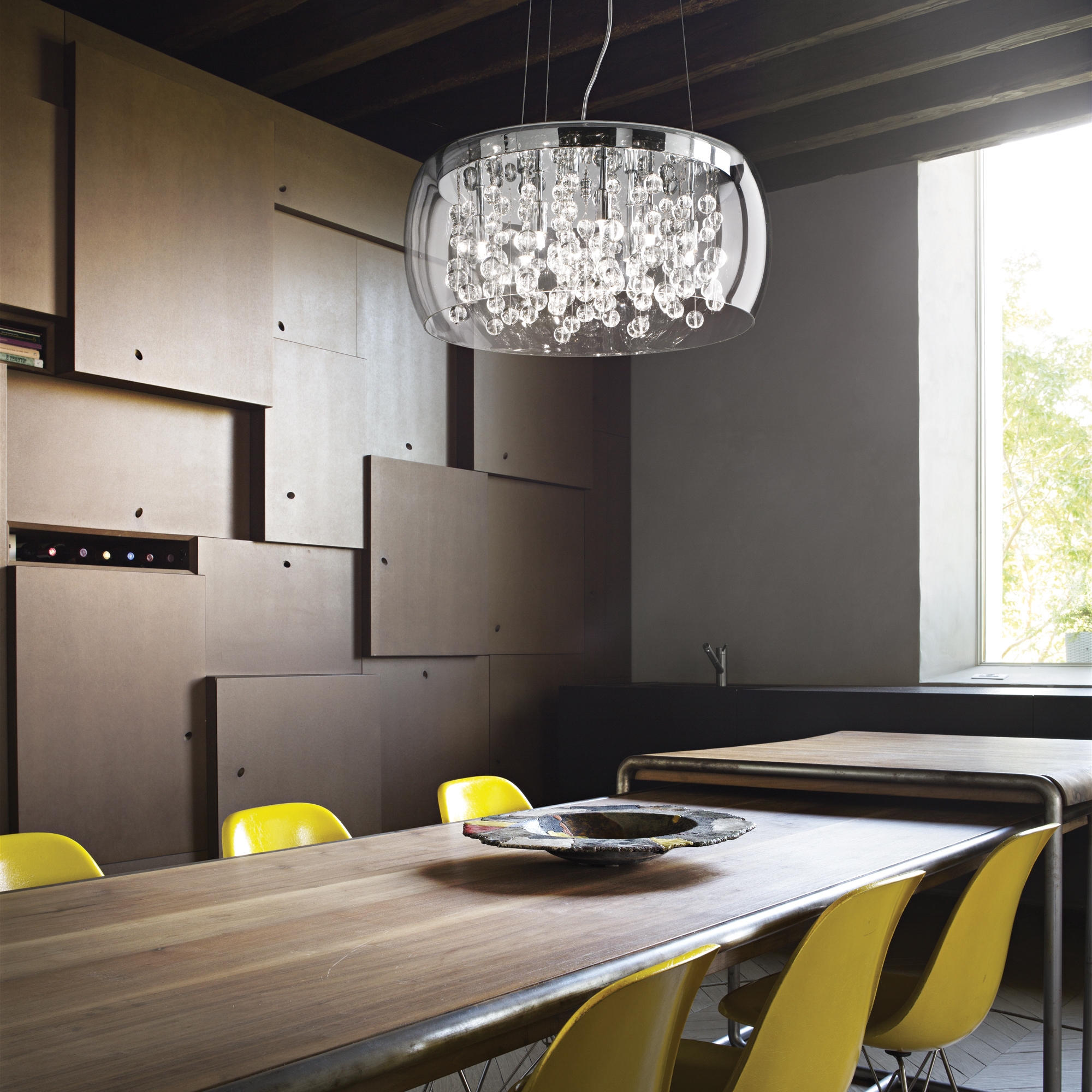 Visilica Ideal Lux AUDI-80 SP8 – Srebrna Moderne visilice