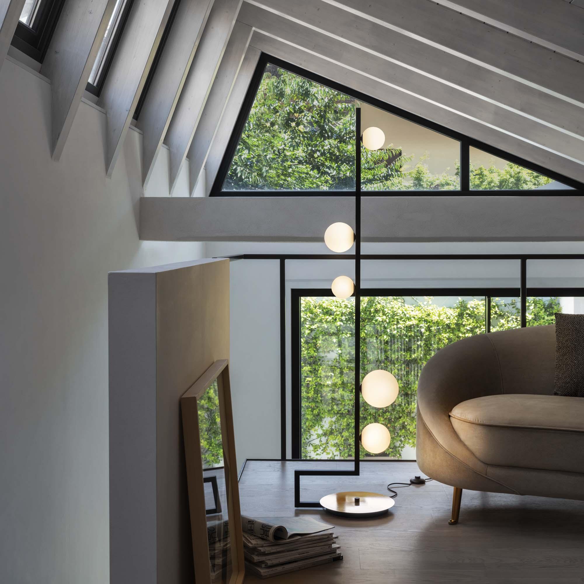 Podna lampa Ideal Lux BIRDS PT5 – Crna Podne svjetiljke