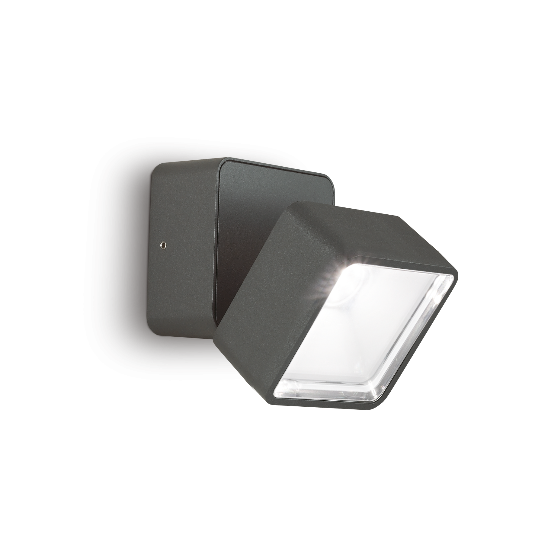 Vanjska zidna svjetiljka Ideal Lux OMEGA AP SQUARE 4000K – Antracit Vanjska rasvjeta