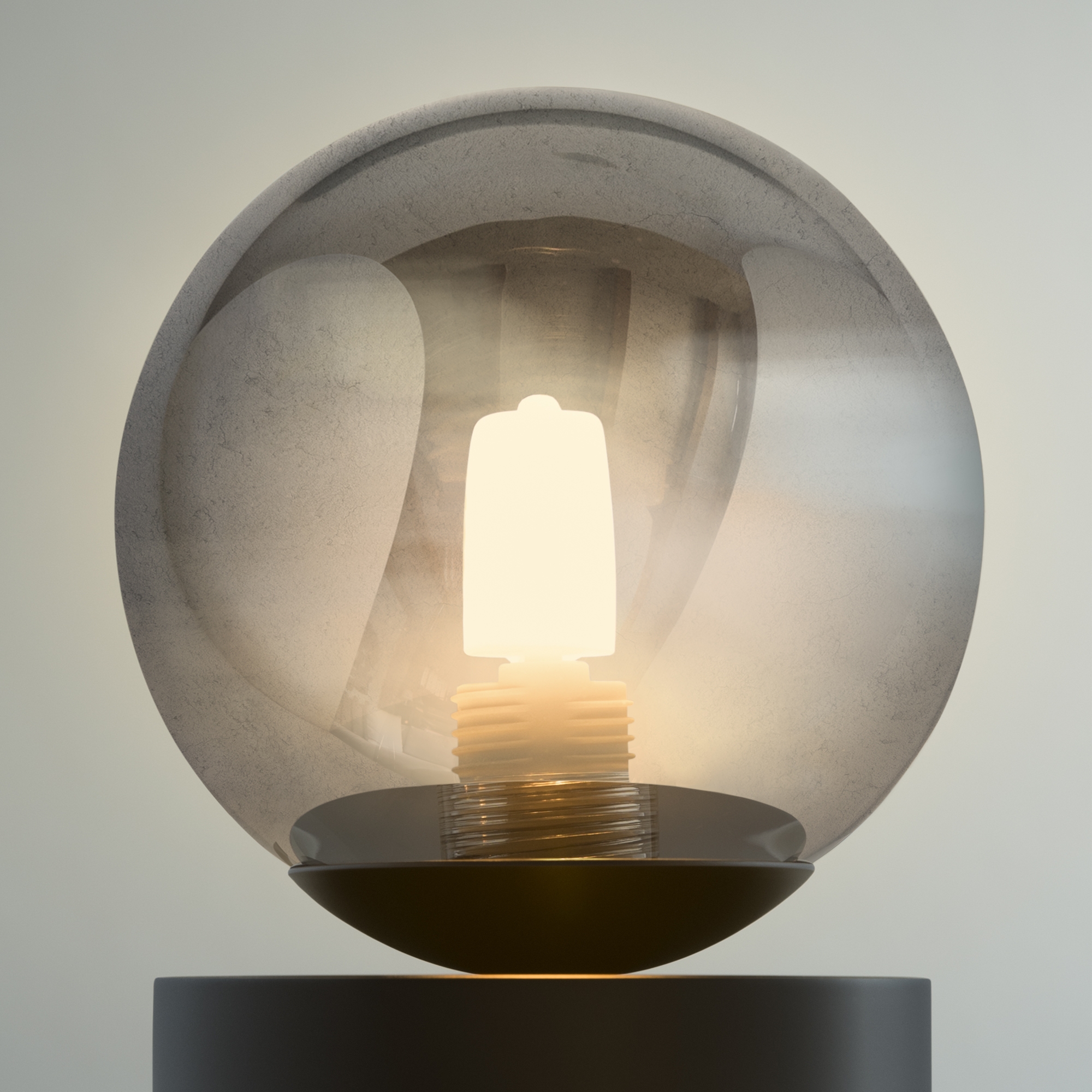Stolna lampa Ideal Lux PERLAGE TL1 – Jantar Klasične svjetiljke
