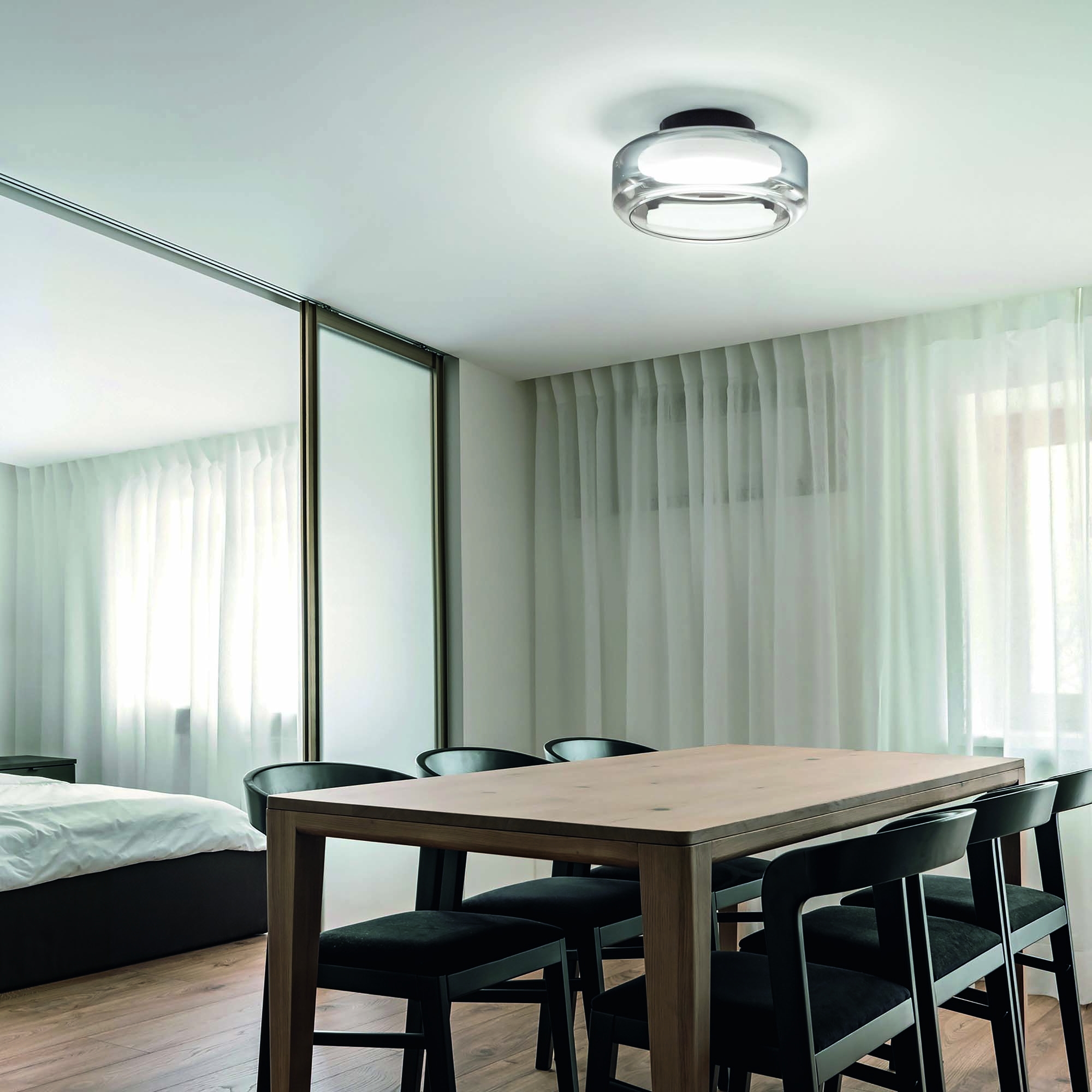 Stropna svjetiljka Ideal Lux TOPICO PL D35 – Srebrna Plafonjere