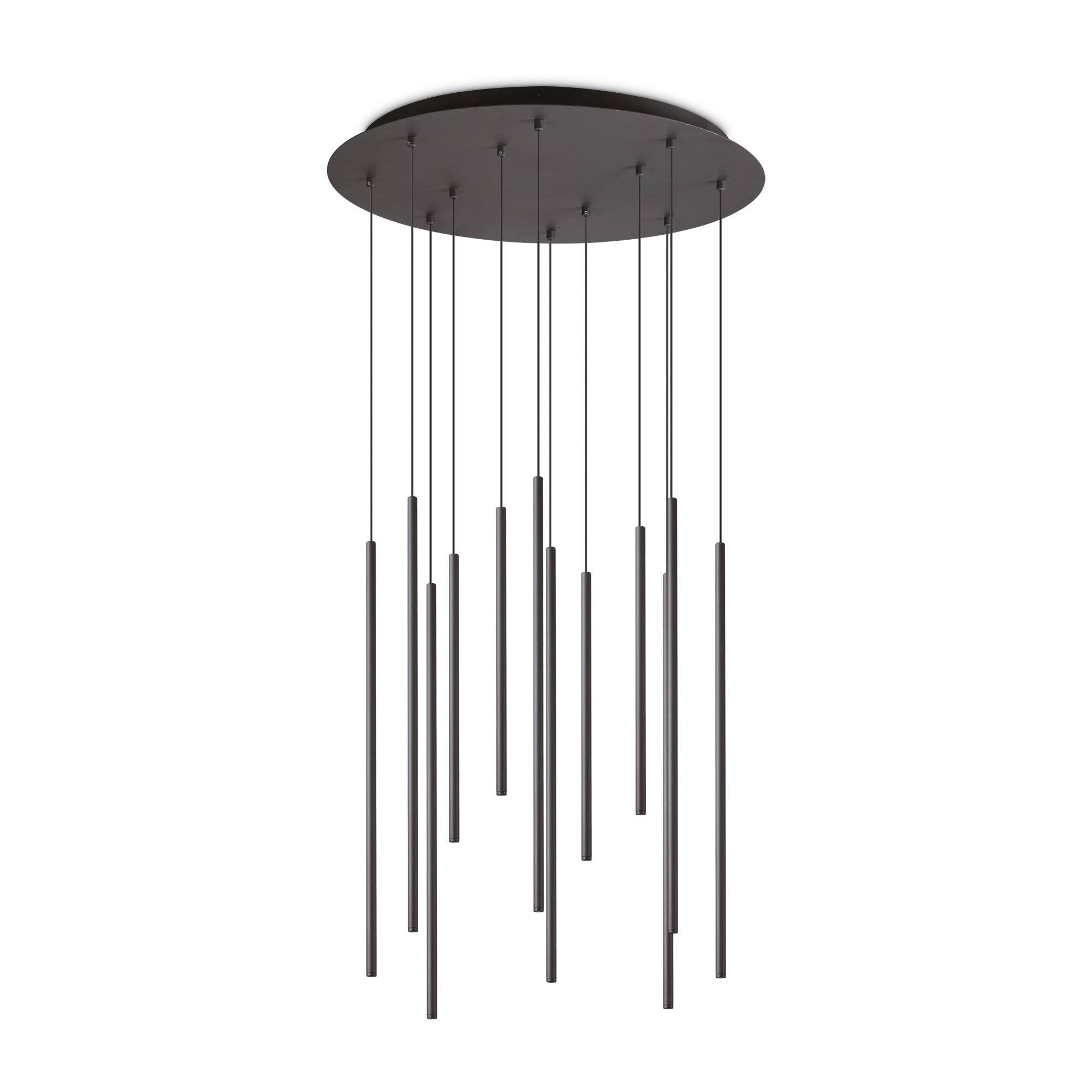 Visilica Ideal Lux LOOK LED SP12 ROUND DROP D1.6 ON-OFF NE 2700K – Crna Moderne visilice