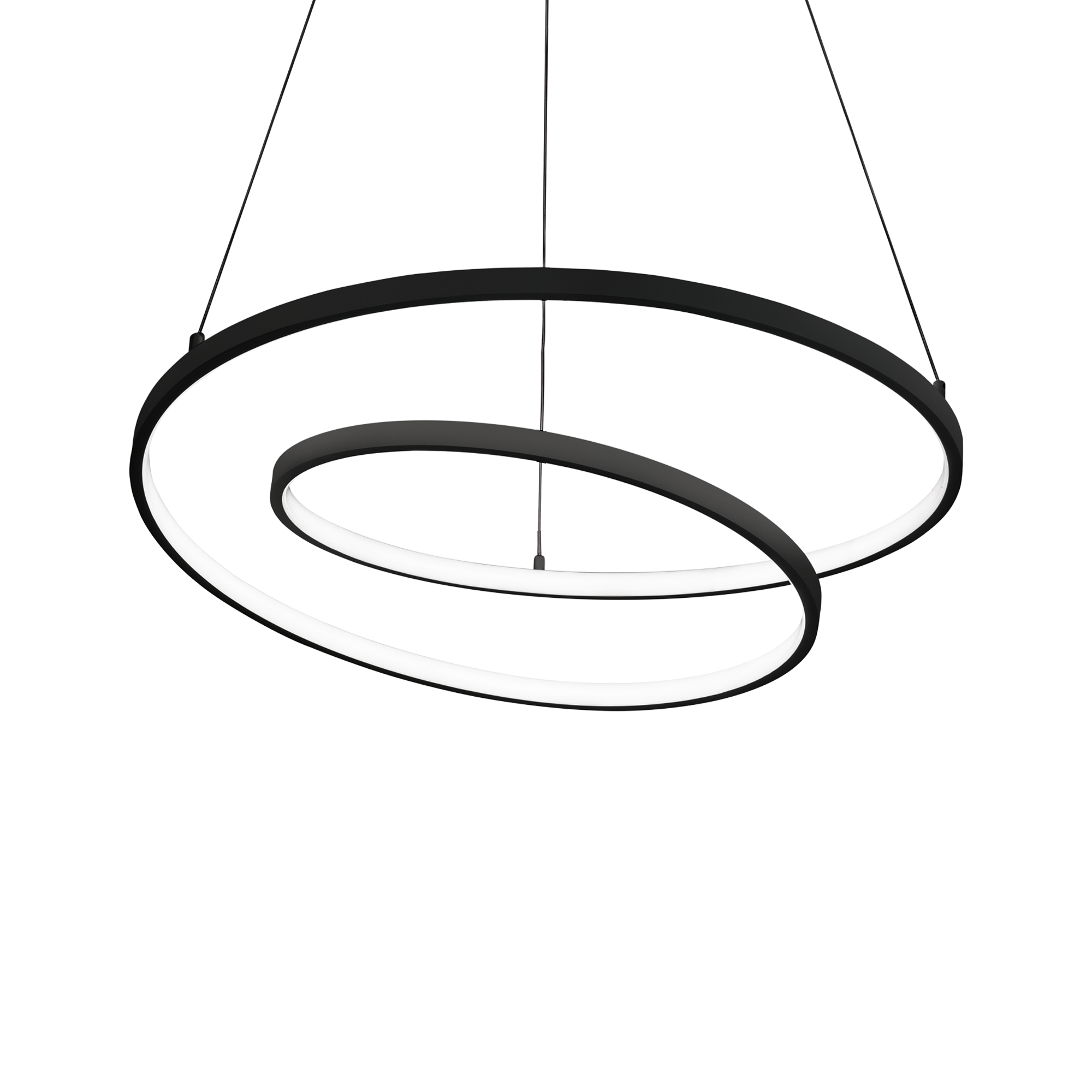 Visilica Ideal Lux OZ SP D080 ON-OFF 4000K – Crna Moderne visilice