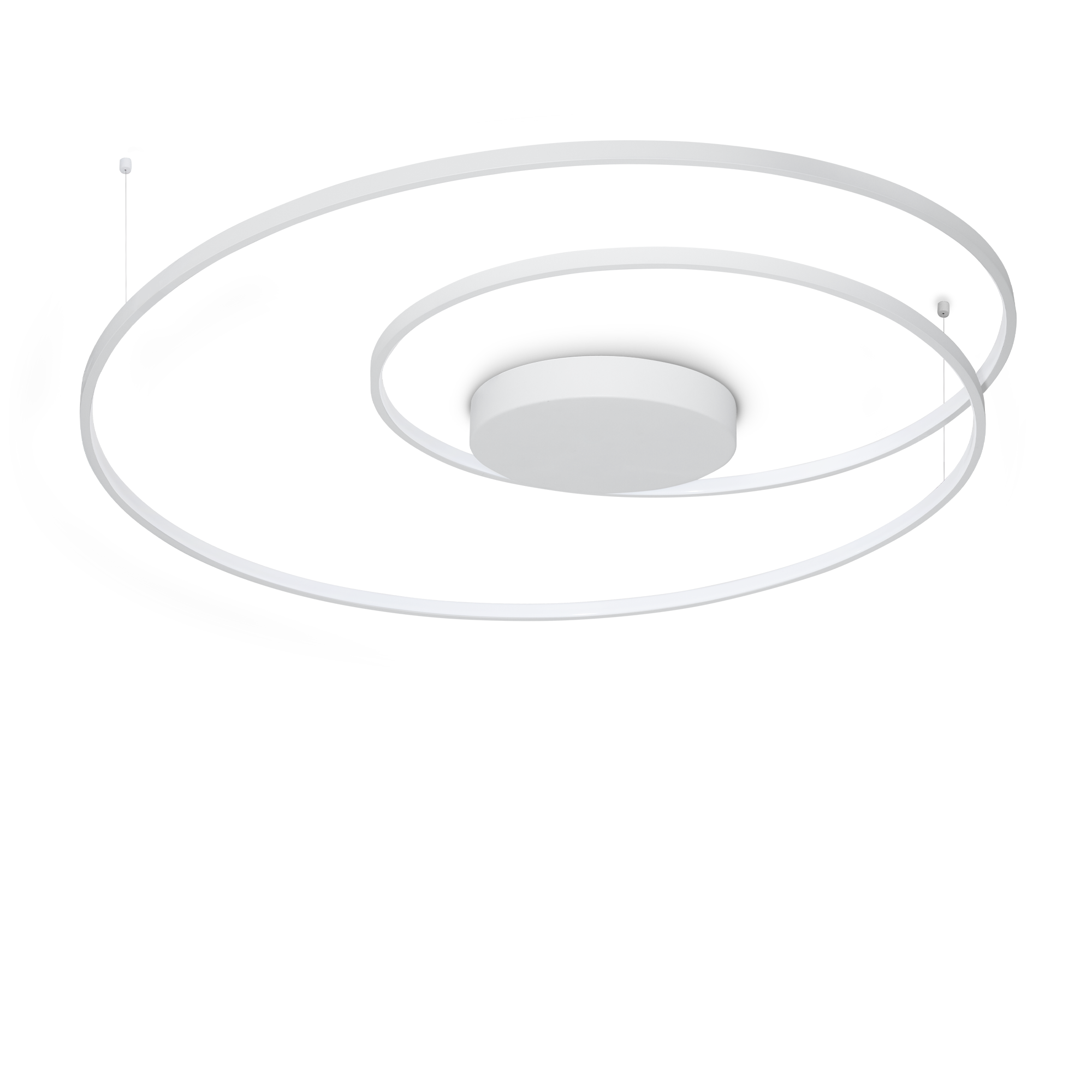 Stropna svjetiljka Ideal Lux OZ PL D100 ON-OFF 3000K – Bijela Moderne plafonjere