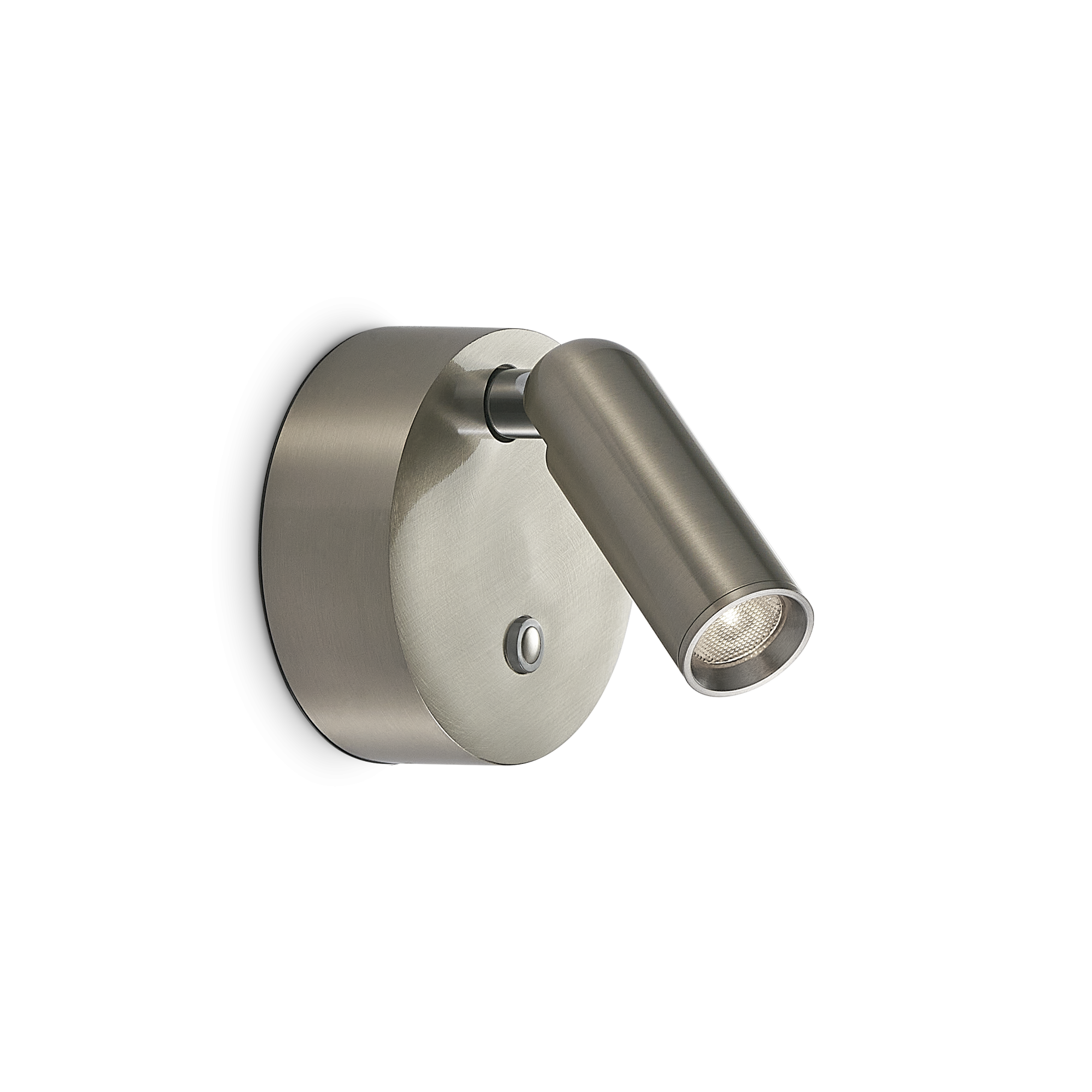 Zidna svjetiljka Ideal Lux BEAN AP ROUND RECHARGEABLE – Nikal Dekorativna rasvjeta