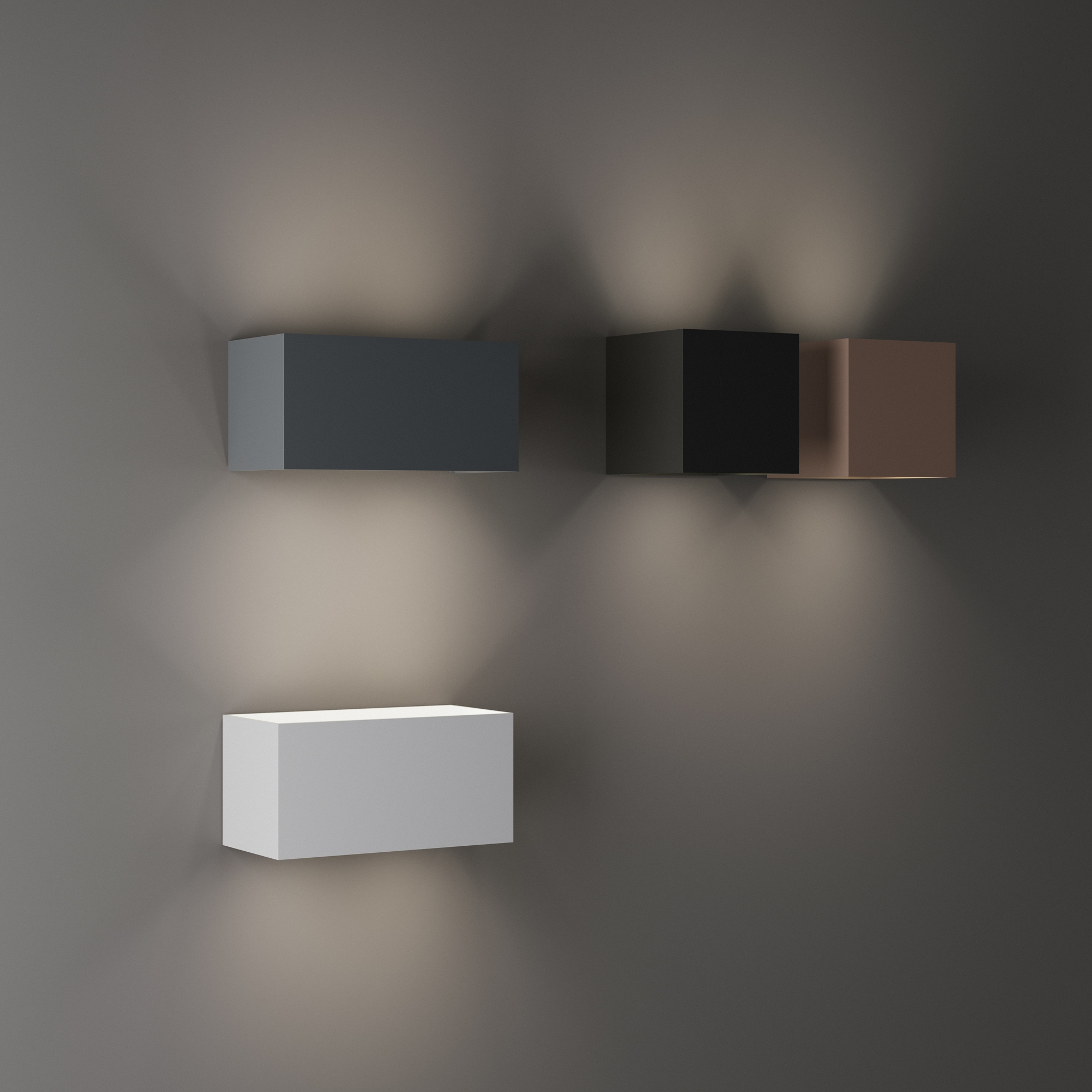 Vanjska zidna svjetiljka Ideal Lux ATOM AP D20 4000K – Siva Vanjska rasvjeta