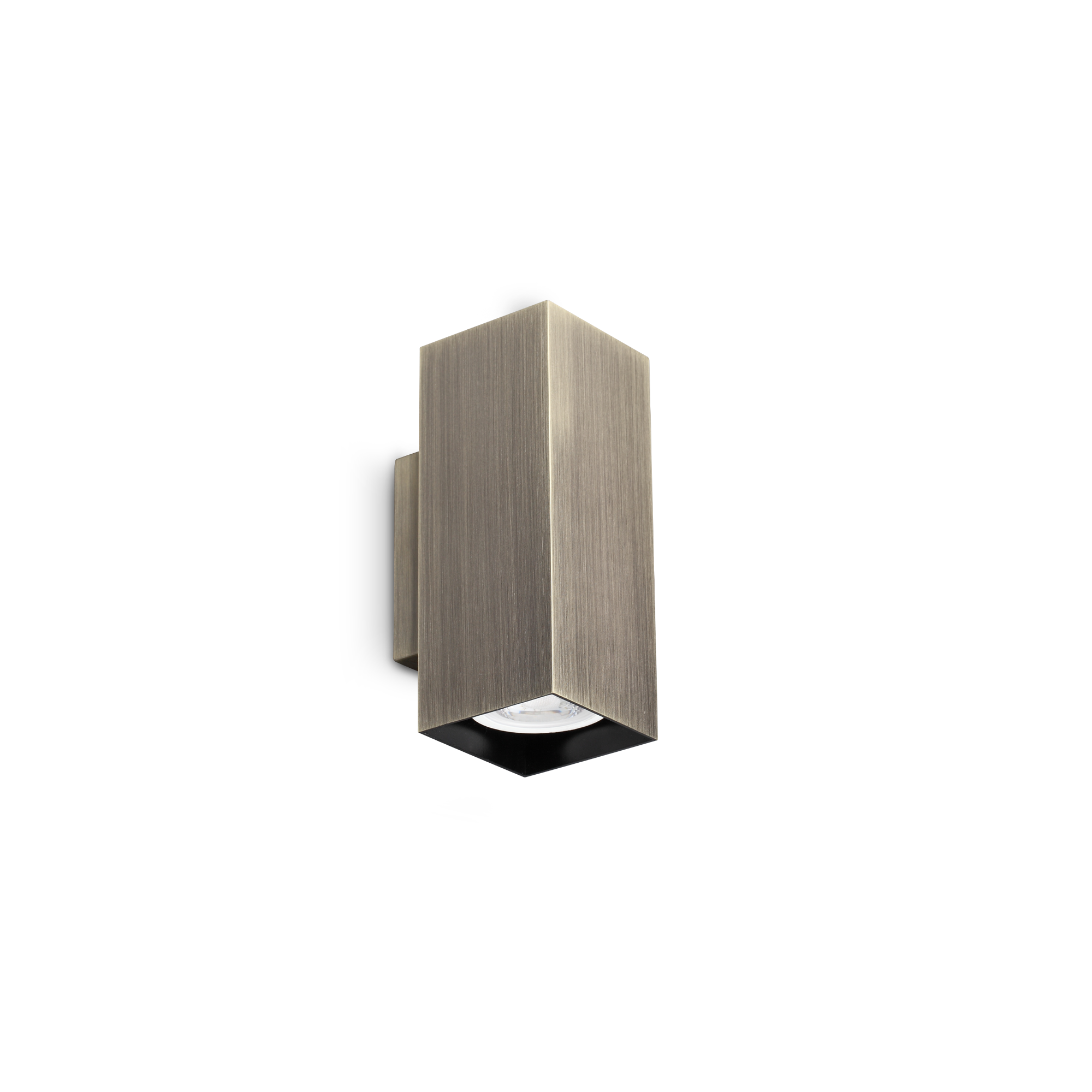 Zidna svjetiljka Ideal Lux LOOK AP02 SQUARE D6.0 H015 – Bronca Dekorativna rasvjeta