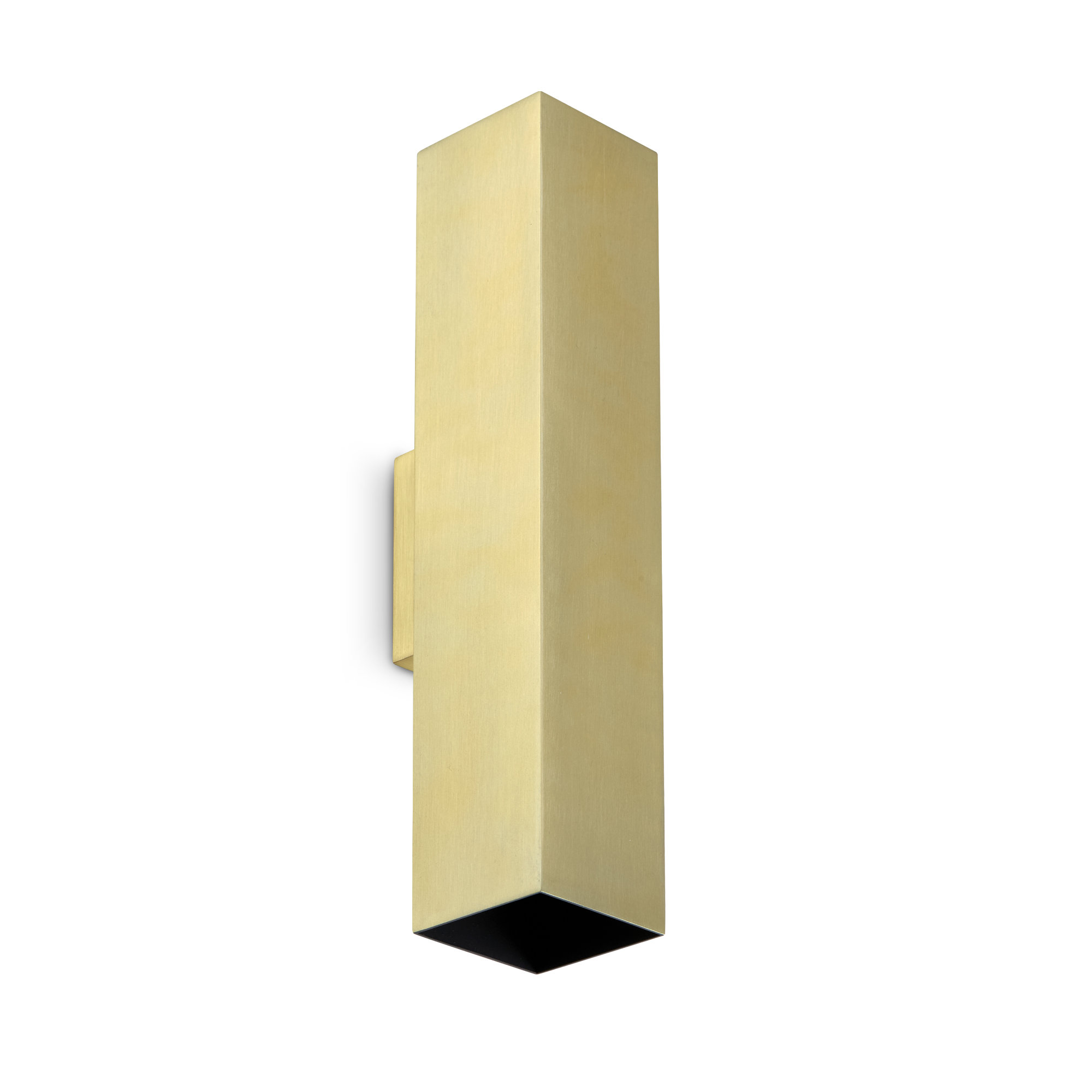 Zidna svjetiljka Ideal Lux LOOK AP02 SQUARE D6.0 H030 – Mjed Dekorativna rasvjeta