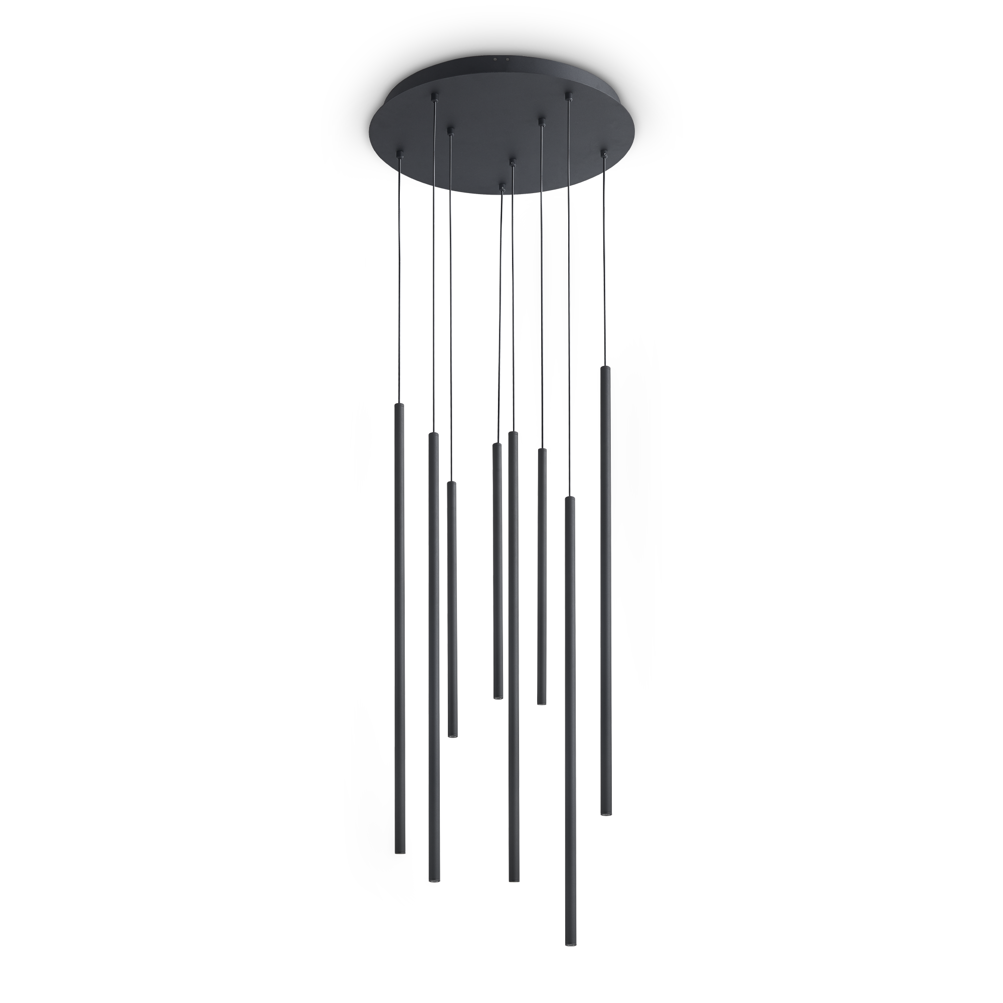 Visilica Ideal Lux LOOK LED SP08 ROUND DROP D1.6 ON-OFF NE 3000K – Crna Moderne visilice
