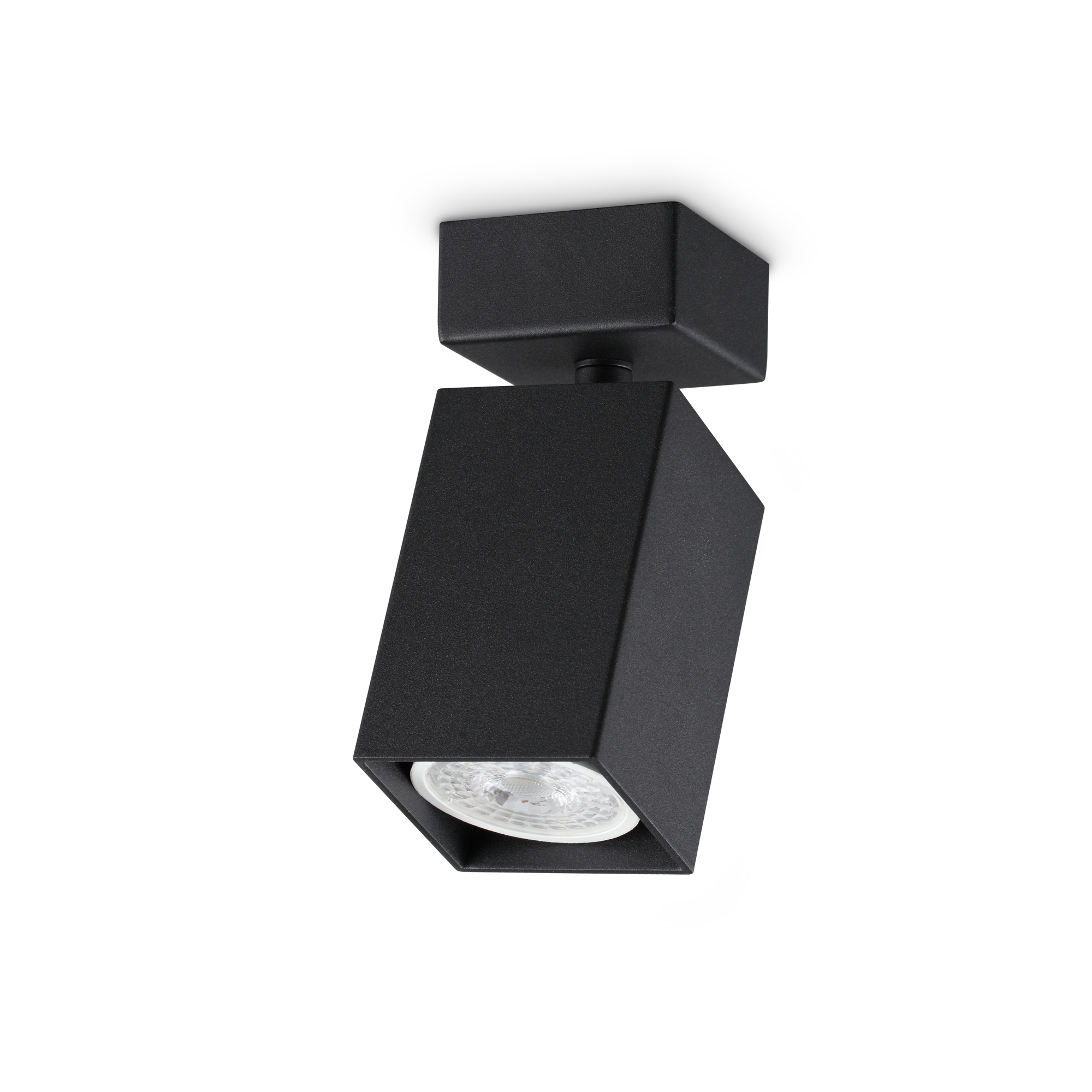 Zidna svjetiljka Ideal Lux DYNAMITE AP1 SQUARE – Crna Dekorativna rasvjeta
