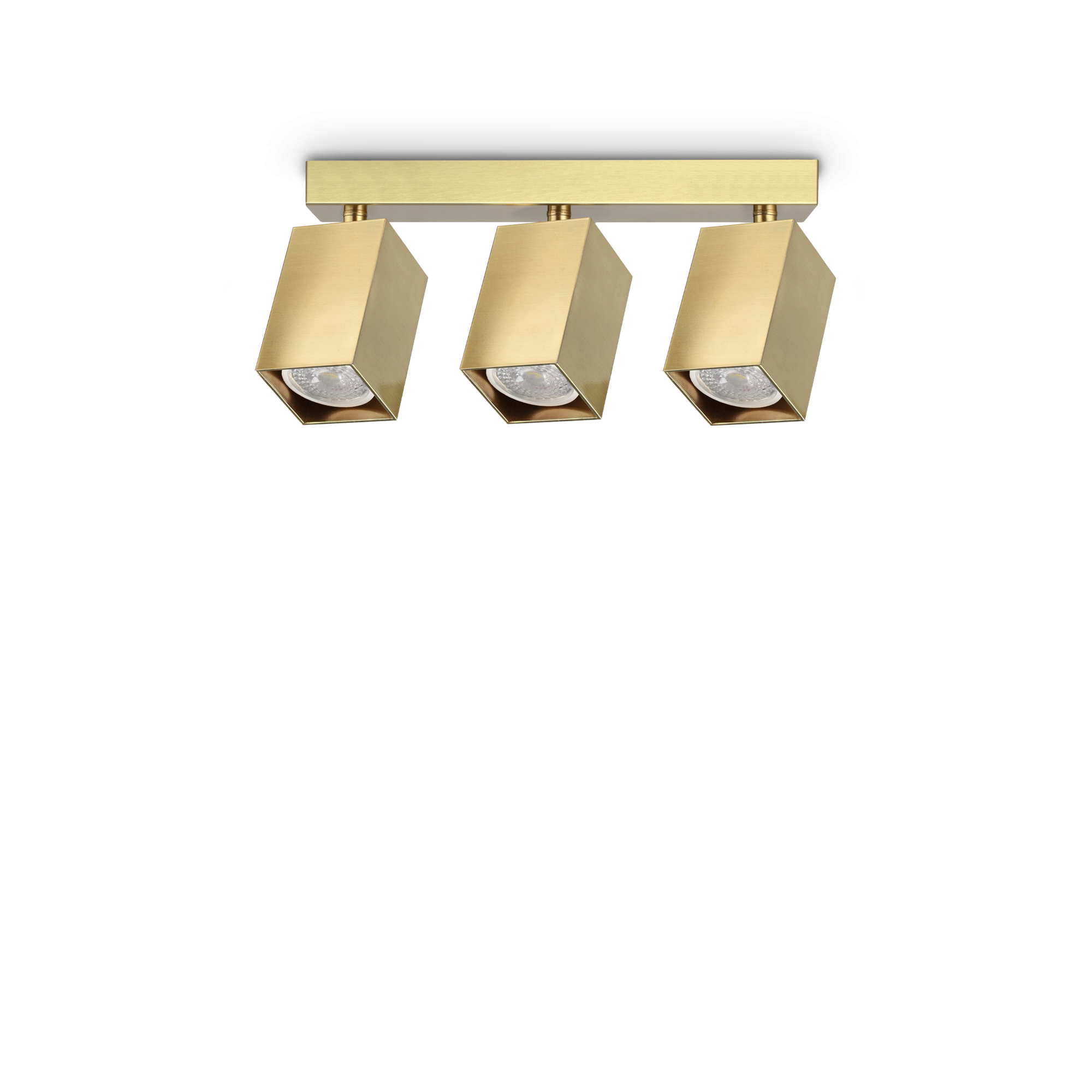 Stropna svjetiljka Ideal Lux DYNAMITE PL3 LINEAR SQUARE – Mjed Nadgradna stropna svjetla