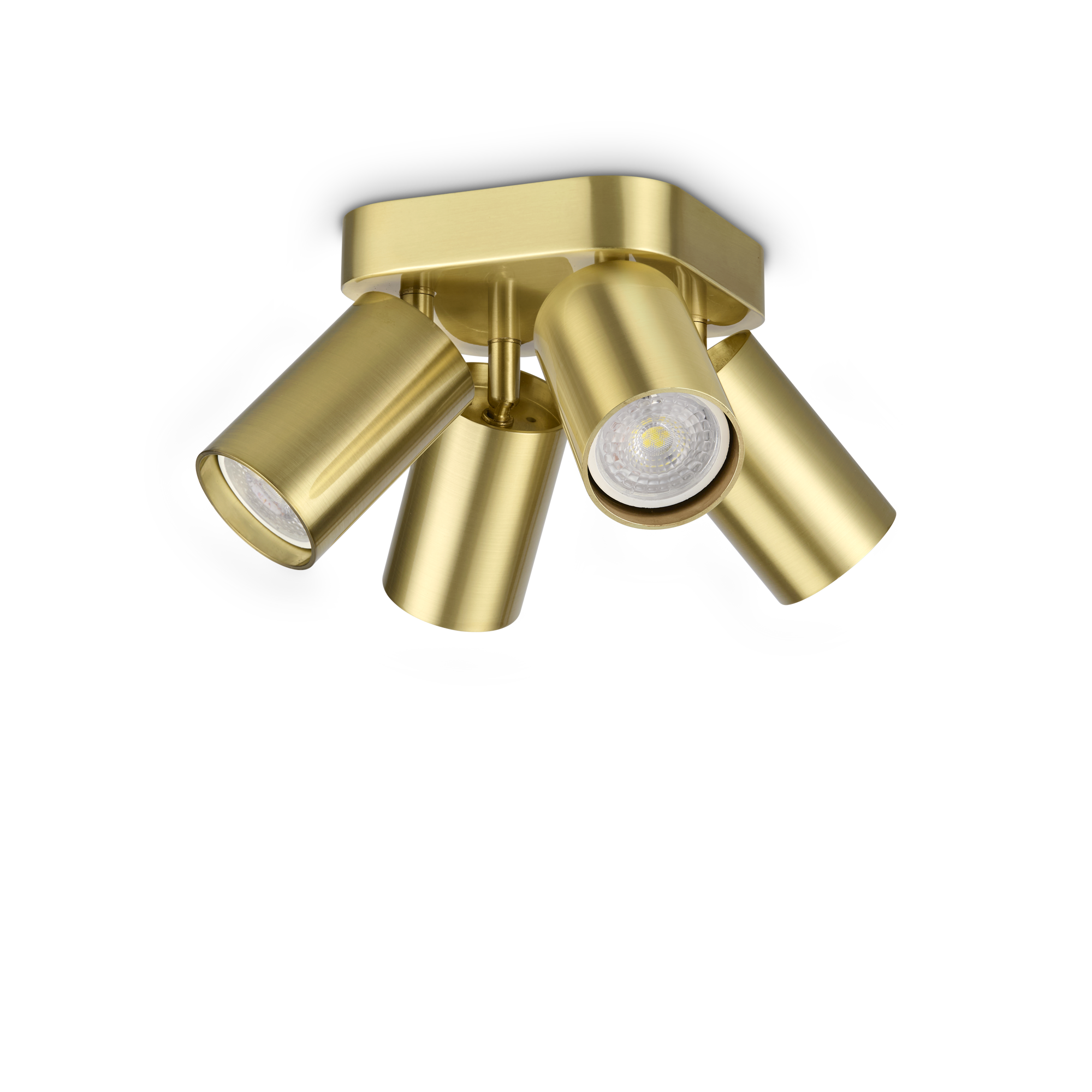 Stropna svjetiljka Ideal Lux DYNAMITE PL4 ROUND – Mjed Nadgradna stropna svjetla