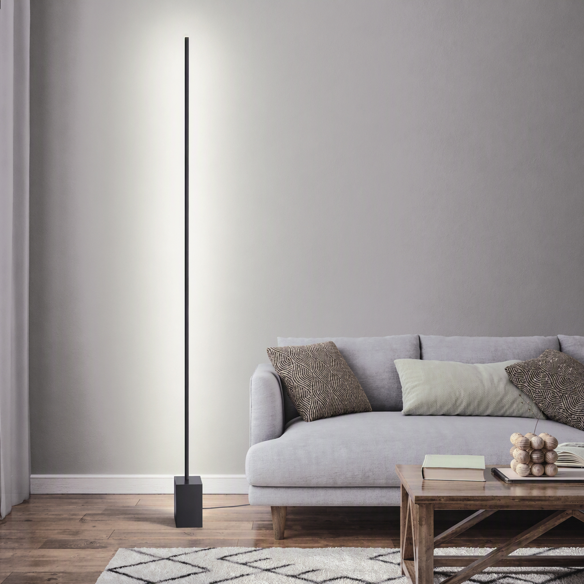 Podna lampa Ideal Lux ESSENCE PT SQUARE 3000K – Crna Podne svjetiljke