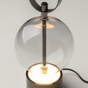Punjiva stolna lampa Maytoni Double Moon – Crna – MOD478RL-L3B3K Baterijske svjetiljke