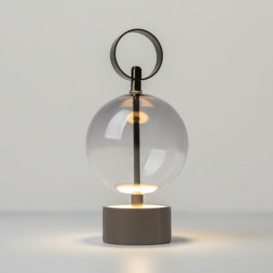 Punjiva stolna lampa Maytoni Double Moon – Crna – MOD478RL-L3B3K Baterijske svjetiljke