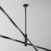 Stropni nosač srednji 360 mm s napajanjem Maytoni Flarity – Crna – TRA158C-BL1-B Šinska rasvjeta
