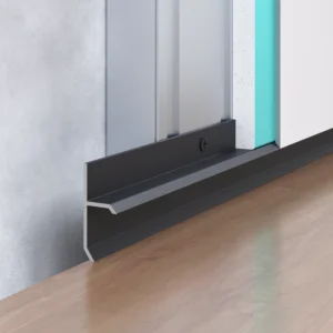 Skriveni sokl profil LIGHTART Floorline I – Crna Alu profili (Rasvjeta)