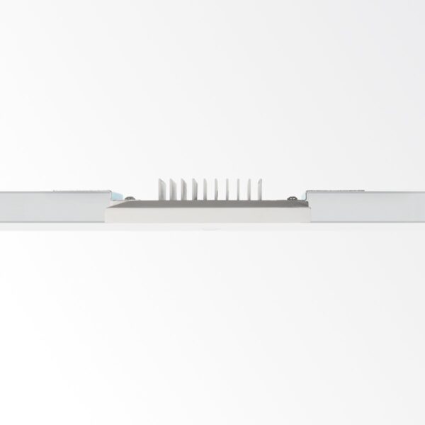 Presjek gipsane svjetiljke Ideal Lux Zephyr FI D14 visine 54 mm za plitku ugradnju