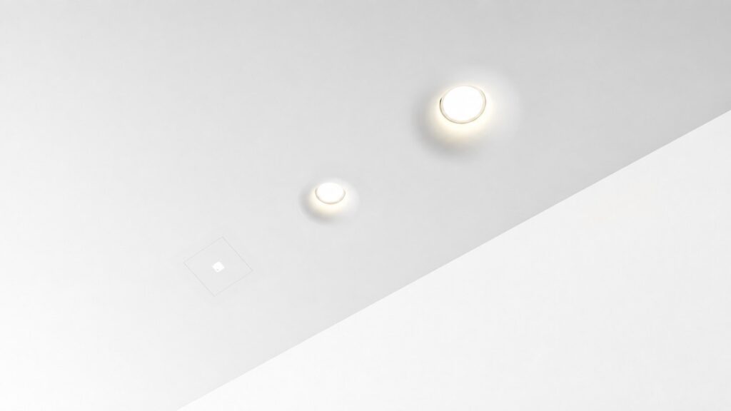 Ideal Lux Zephyr gipsane ugradbene svjetiljke integrirane u bijeli strop
