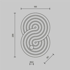 Zidna svjetiljka Maytoni Rock Garden – Bijela – MOD512WL-L6W3K Dekorativna rasvjeta