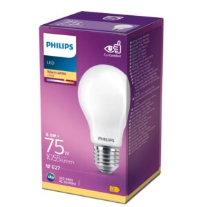 LED žarulja Philips A60 E27 8,5W (75W) 2700K mat – 70555100 E27 LED žarulja Philips A60 E27 8,5W (75W) 2700K mat – 70555100 E27