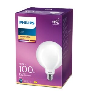 LED žarulja kugla Philips G120 E27 10,5W (100W) 2700K mat – 66514200 E27