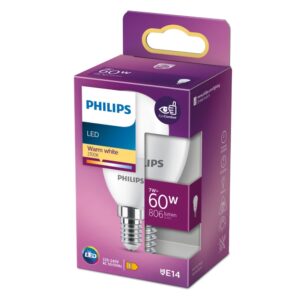 LED žarulja Philips P48 E14 7W (60W) 2700K mat – 30964700 E14