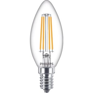 LED žarulja svijeća Philips B35 E14 6,5W (60W) 2700K prozirna – 76219300 E14